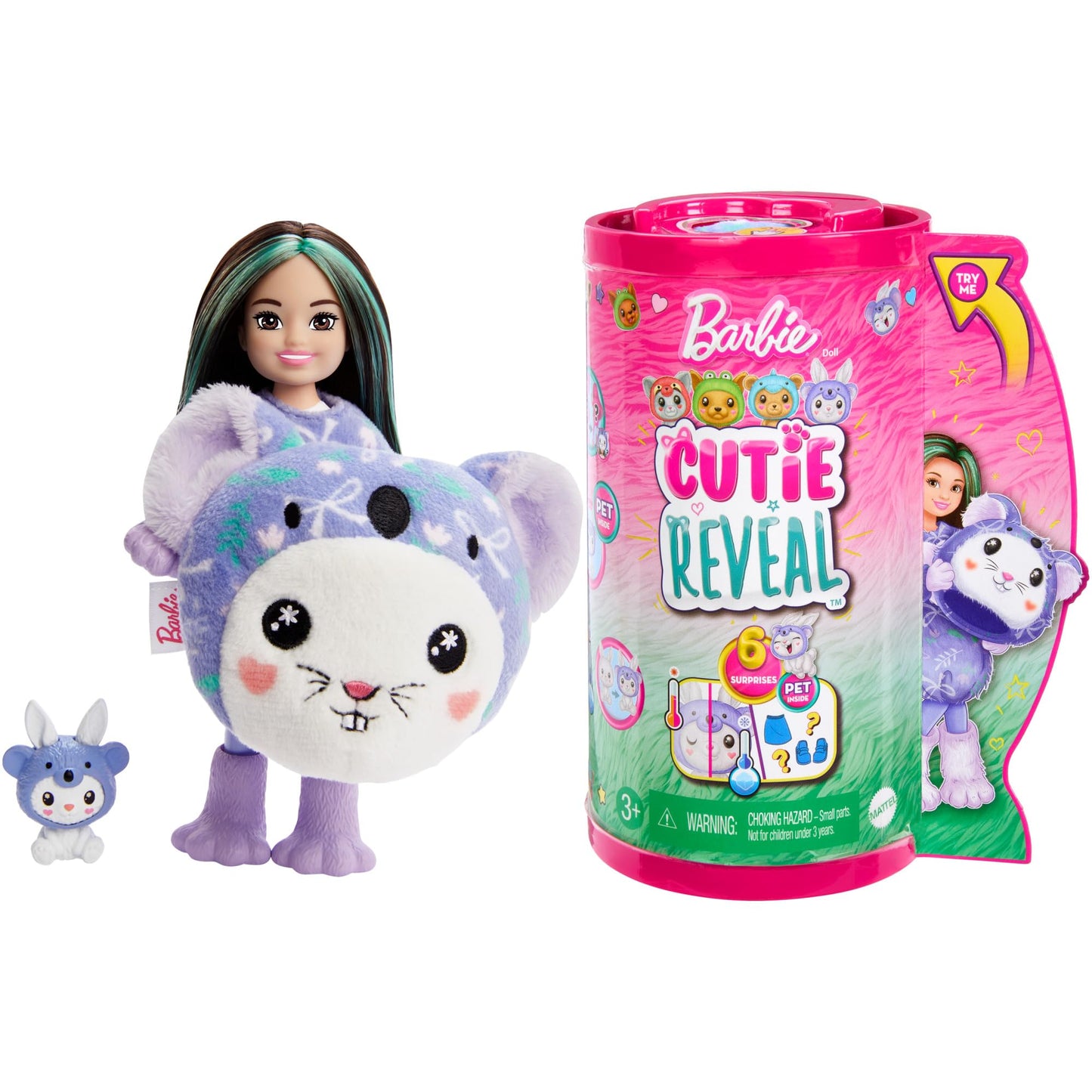 Barbie Cutie Reveal Chelsea Doll & Accessories - Kitty Red Panda
