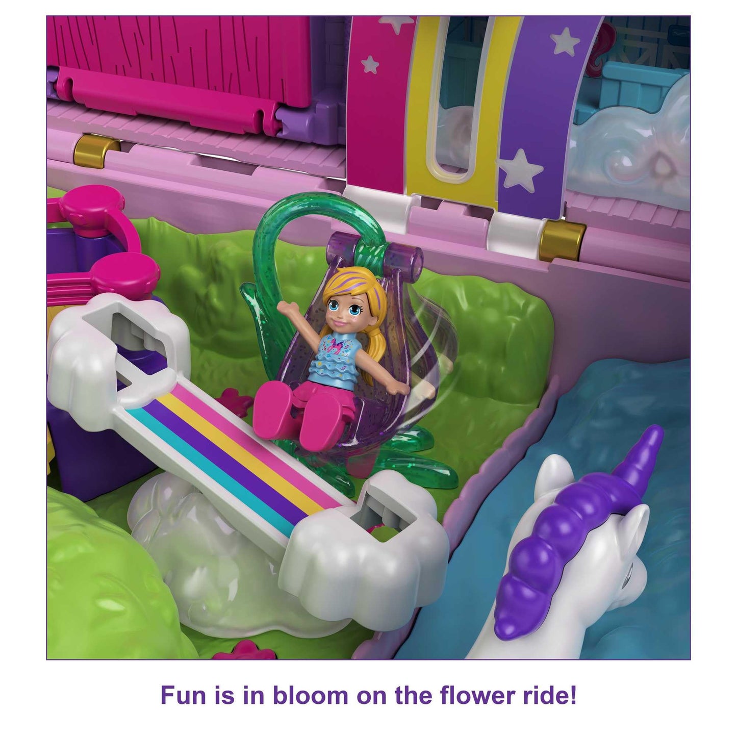 Polly Pocket Unicorn Party Playset