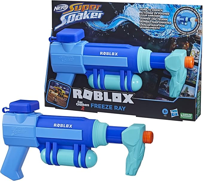 Nerf Super Soaker Roblox Car Crushers 2: Freeze Ray Water Blaster