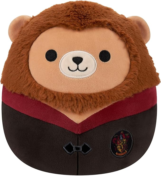 Squishmallows Harry Potter 8-Inch Gryffindor Lion in Hogwarts Robe
