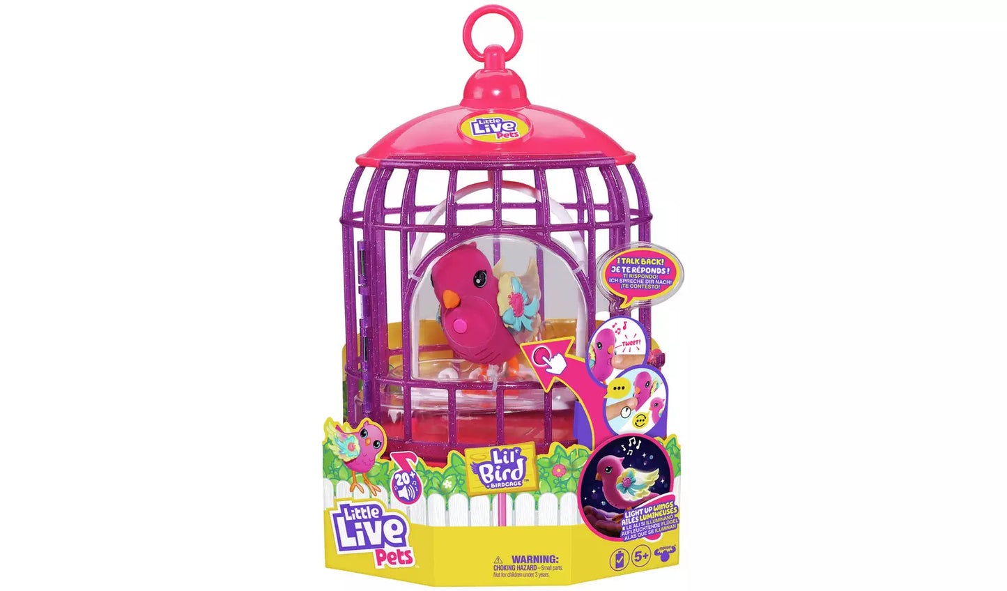 Little Live Pets - Lil' Bird & Bird Cage: Tiara Twinkles