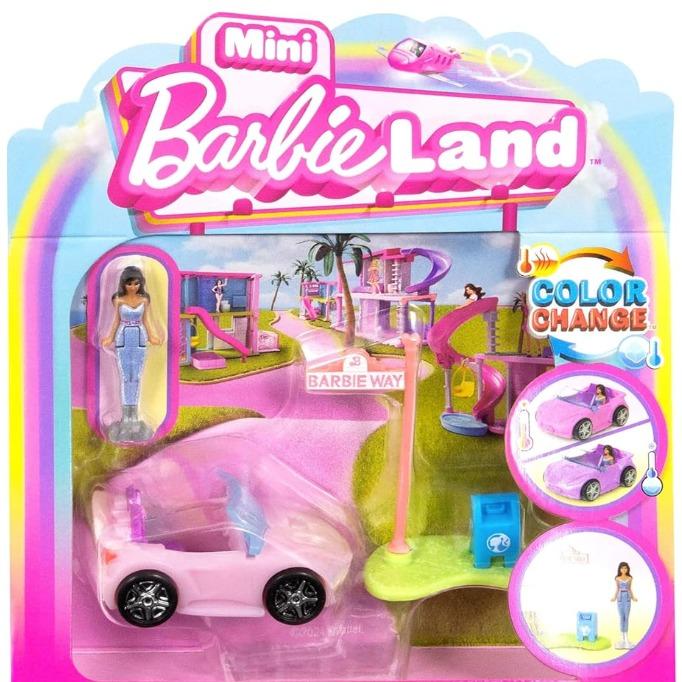 Barbie Mini BarbieLand Doll & Toy Vehicle Set
