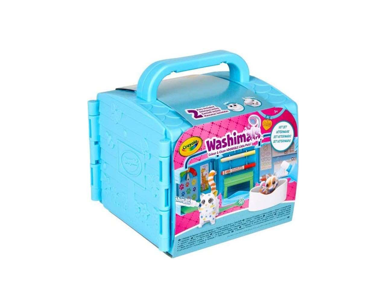 Crayola Washimals Scribble Scrubbie Pets - Vet Set (2 Washable Pet Figures)