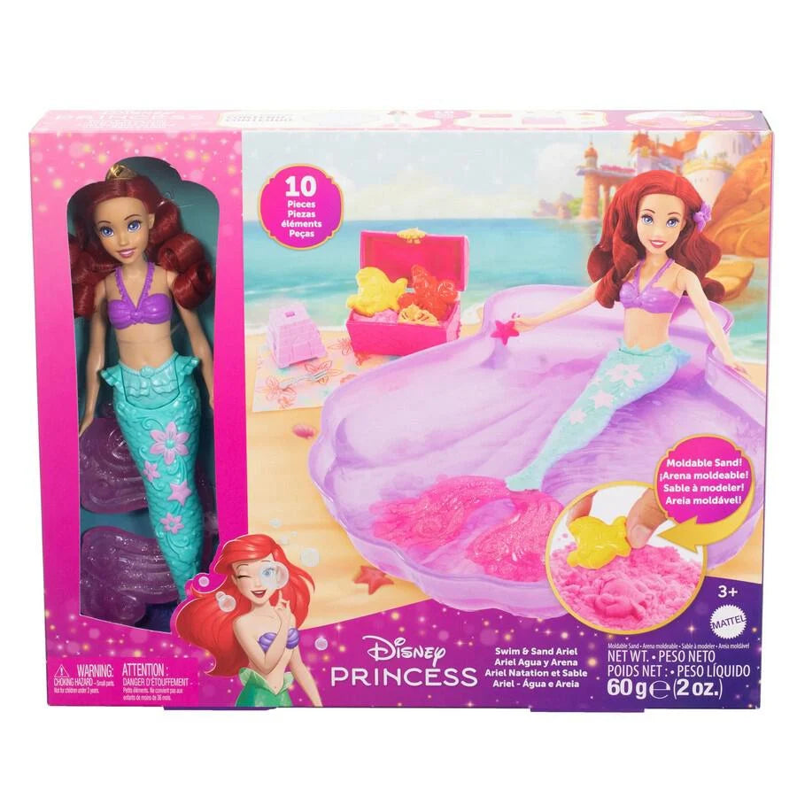 Mattel Disney Princess Ariel Adventures in the Pool Playset for Girls Ages 3 and Up