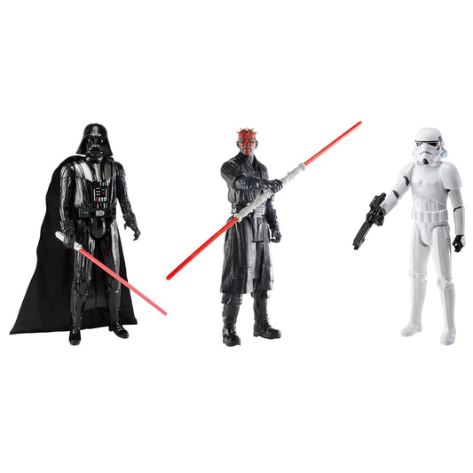 Star Wars Clash of the Dark Side Action Figure Set (Darth Maul, Darth Vader, Stormtrooper)
