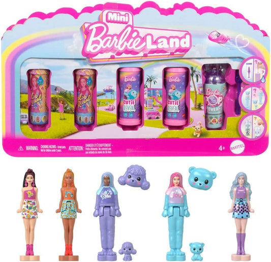 Barbie Mini Barbie Land 5-Pack Reveal Dolls