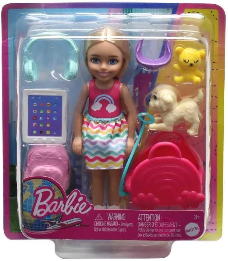 Barbie Chelsea Doll and Accessories Travel Set