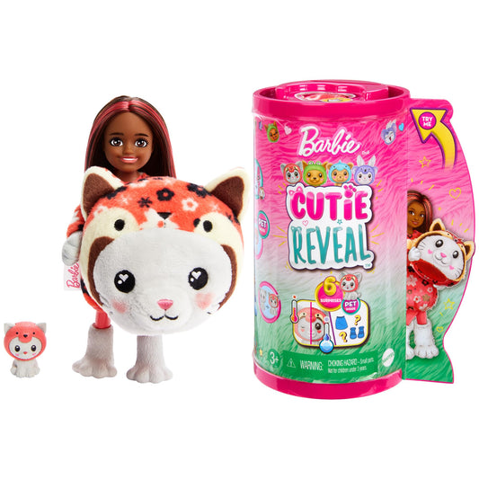 Barbie Cutie Reveal Chelsea Doll & Accessories - Kitty Red Panda