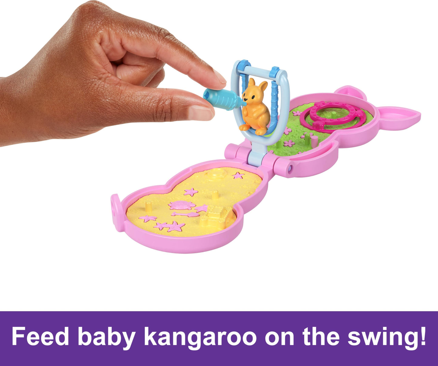 Polly Pocket Mama & Joey Kangaroo Purse Playset