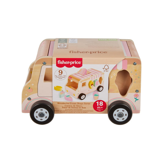 Fisher-Price Wooden Ice Cream Truck Shape Sorter