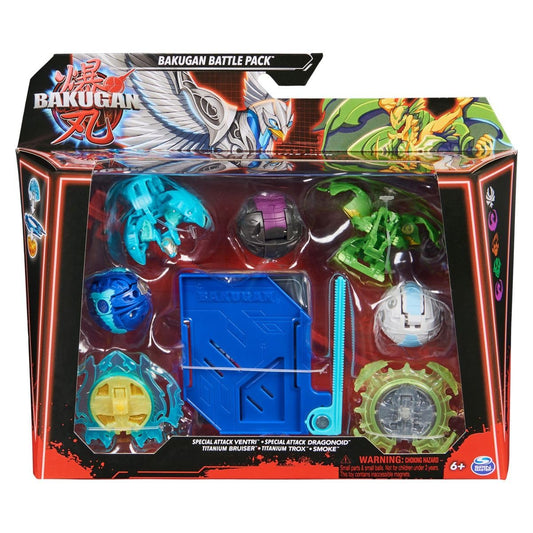 Bakugan Blue Base Battle Pack - 5 Figrues
