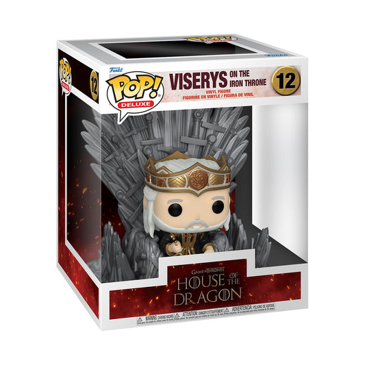 Funko POP! Deluxe: House Of the Dragon - King Viserys Targaryen on Throne