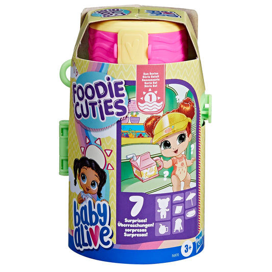 Baby Alive Foodie Cuties Bottle with 7 Surprises - Sun Series 1