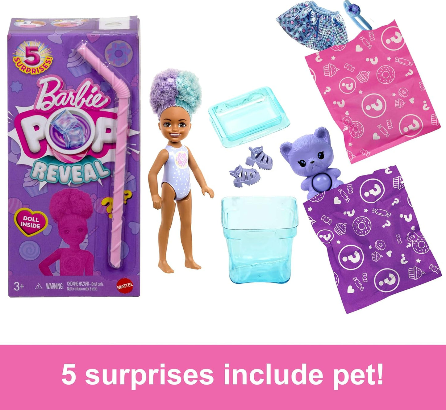 Barbie Chelsea Pop Reveal Doll