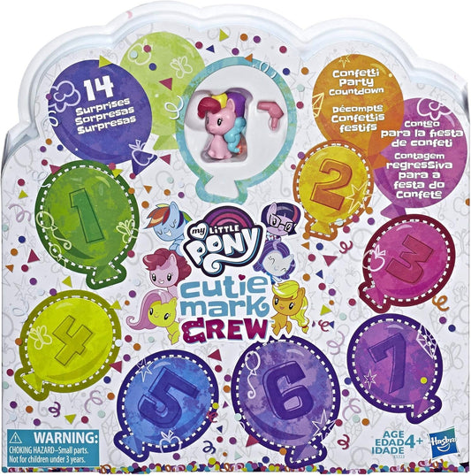 My Little Pony Cutie Mark Crew - Confetti Party Countdown with 14 Surprises