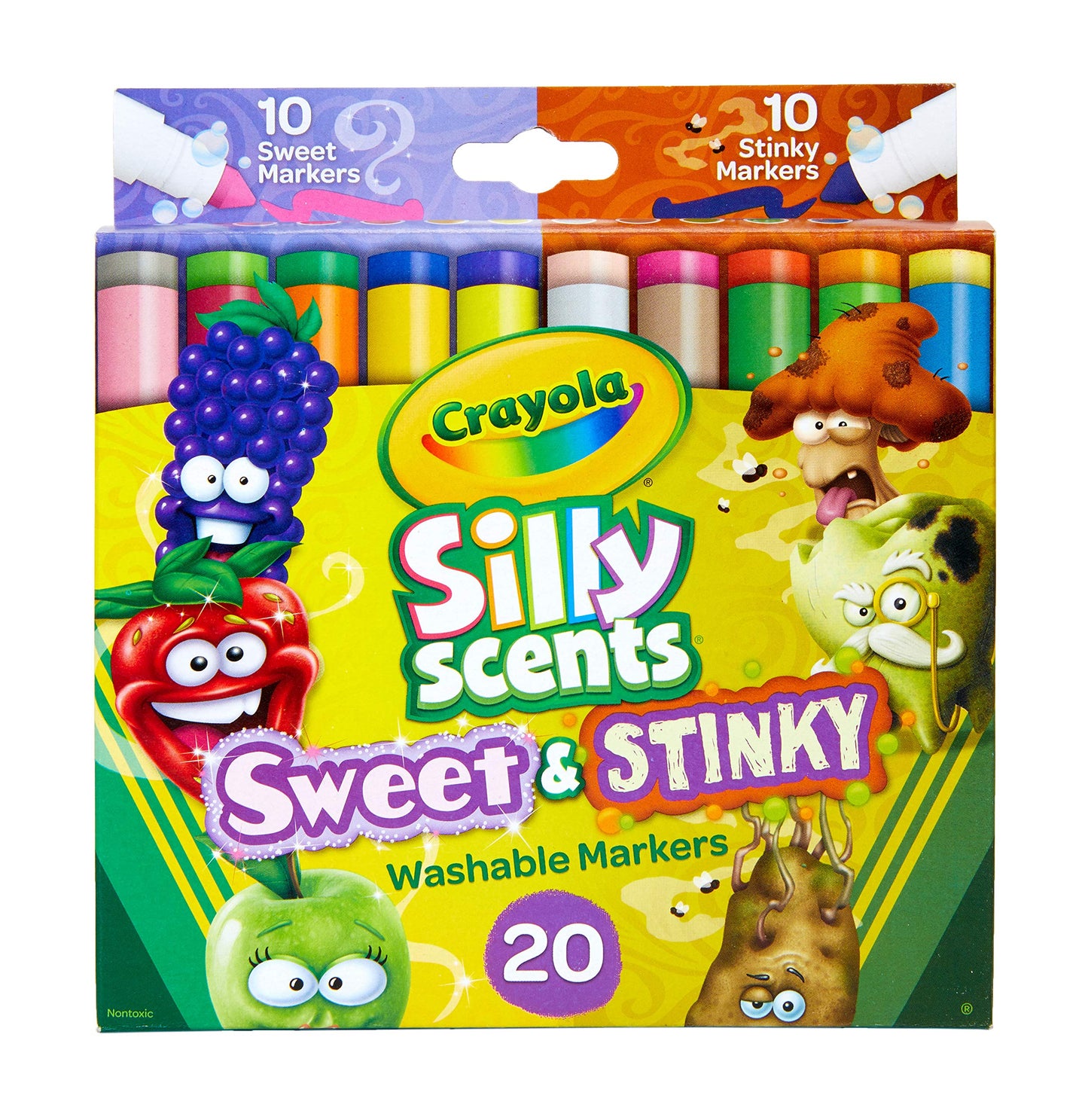 Crayola: Silly Scents Scented Markers - Stinky & Sweet (20 Pack)
