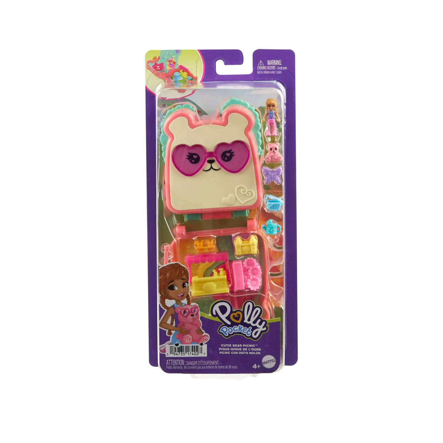 Polly Pocket Compact - Cutie Bear Picnic