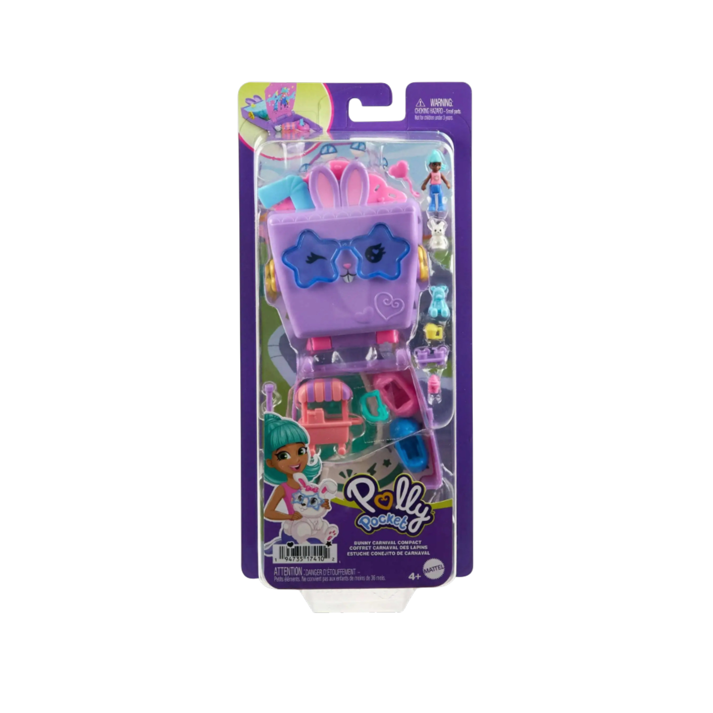 Polly Pocket Compact - Bunny Carnival