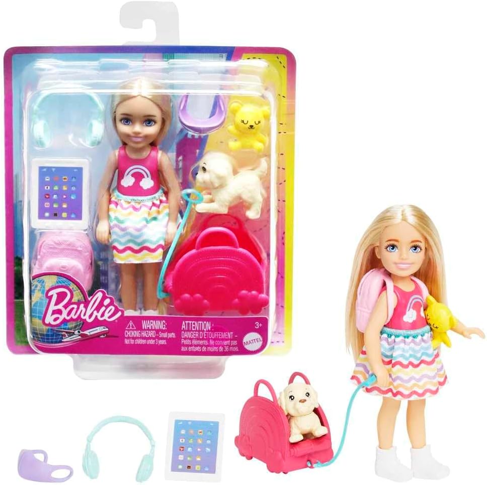 Barbie Chelsea Doll and Accessories Travel Set