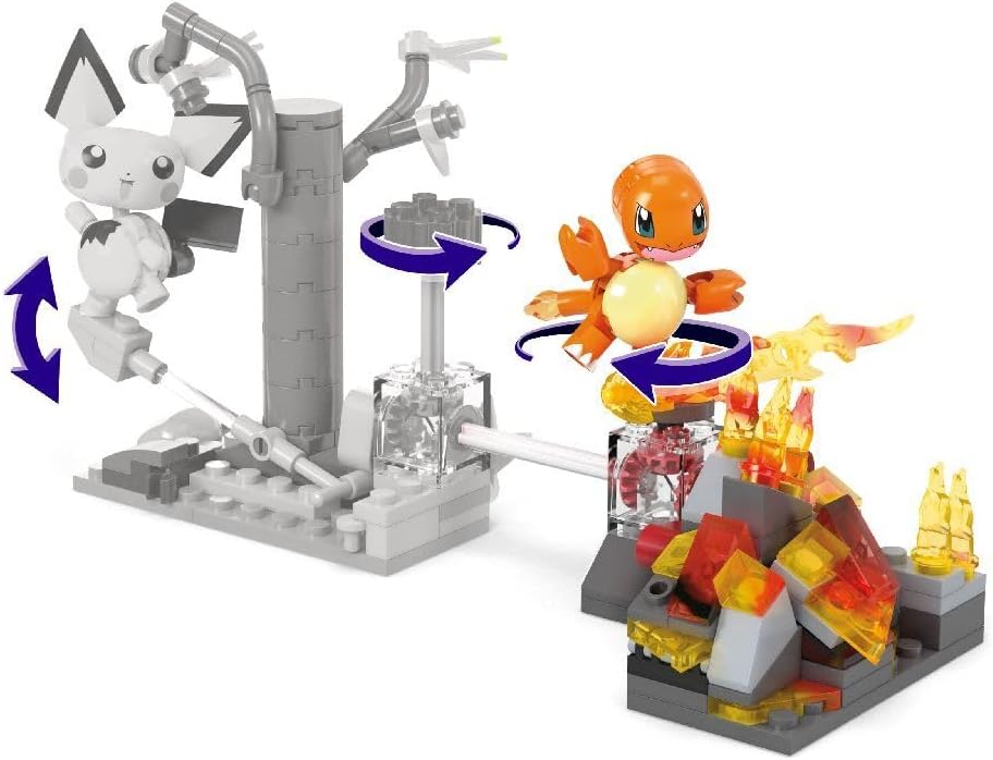 Mega Construx Pokémon Charmander's Fire-Type Spin
