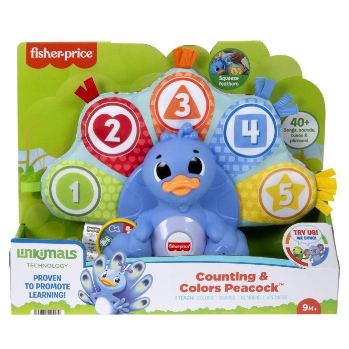 Fisher-Price Linkimals Counting & Colours Peacock