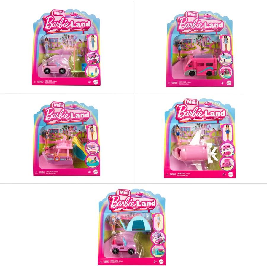 Barbie Mini BarbieLand Doll & Toy Vehicle Set