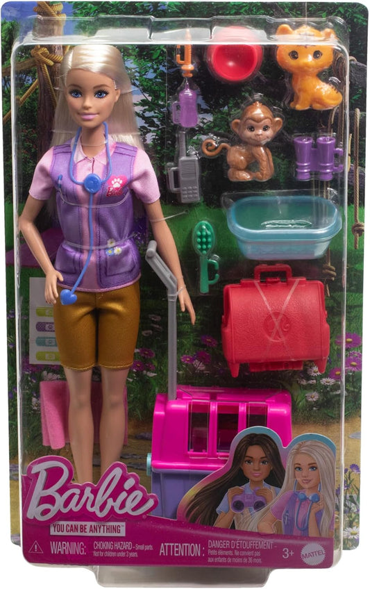 Barbie Animal Rescue Doll & Playset