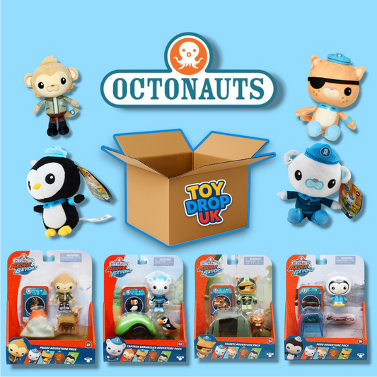 Octonauts 5 Item Bundle Box inc Plush Toy & 4 Figures RRP £40.95